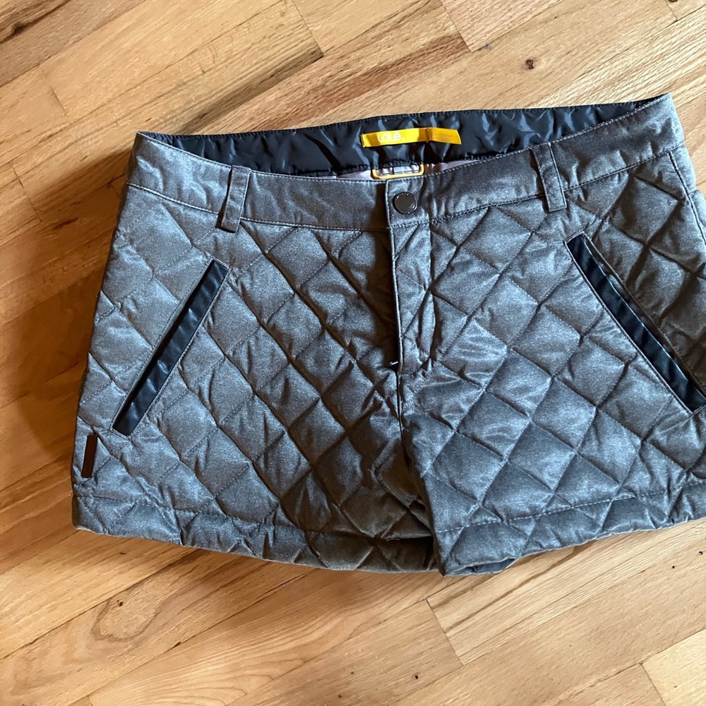 Lole Gray Quilted Athletic Shorts